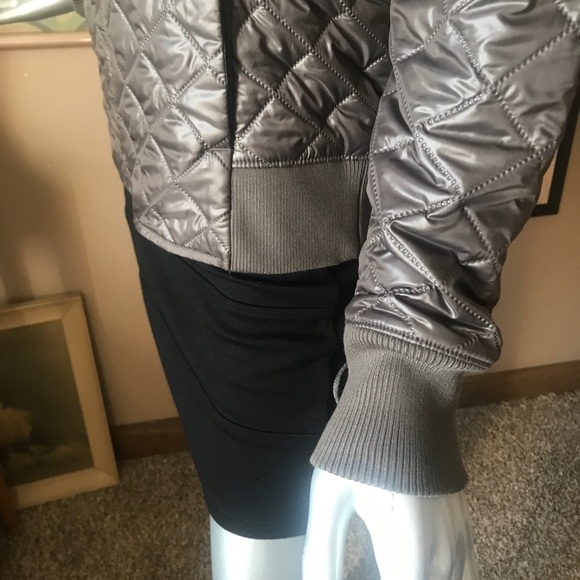 Columbia Omni-Heat Interchange Puffer Bomber Jacket Women’s XS Taupe Grey/Brown - Picture 8 of 16